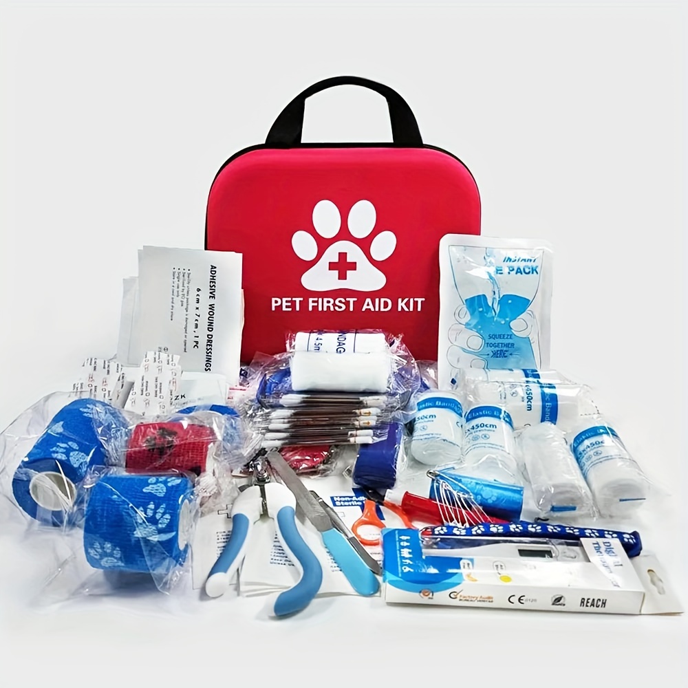 Pet Supplies First - 127 Botiquín de primeros auxilios compacto