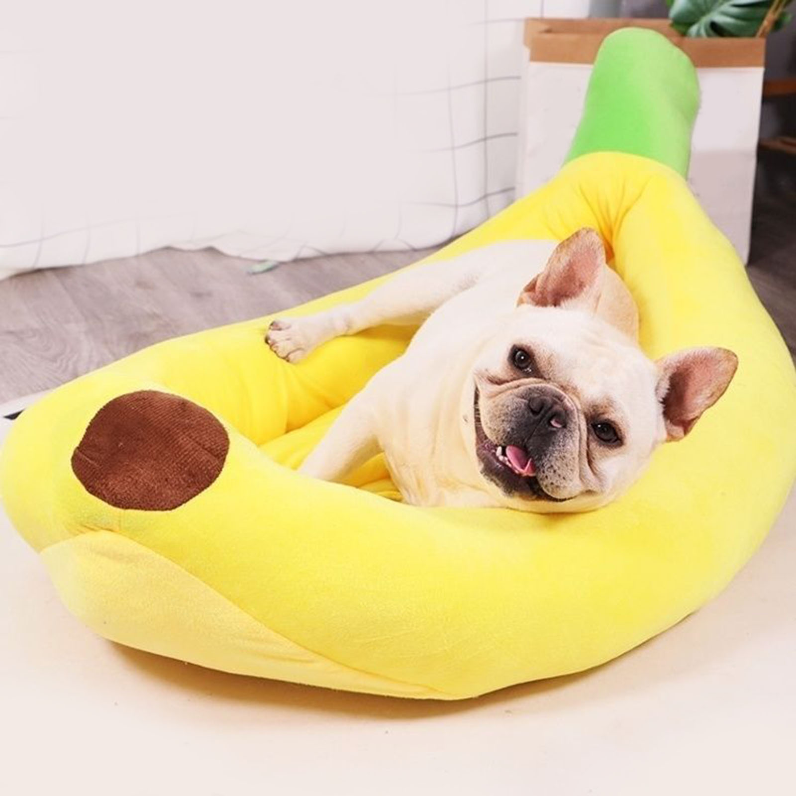 Pet Supplies Dog Wash - Cama de felpa transpirable con forma