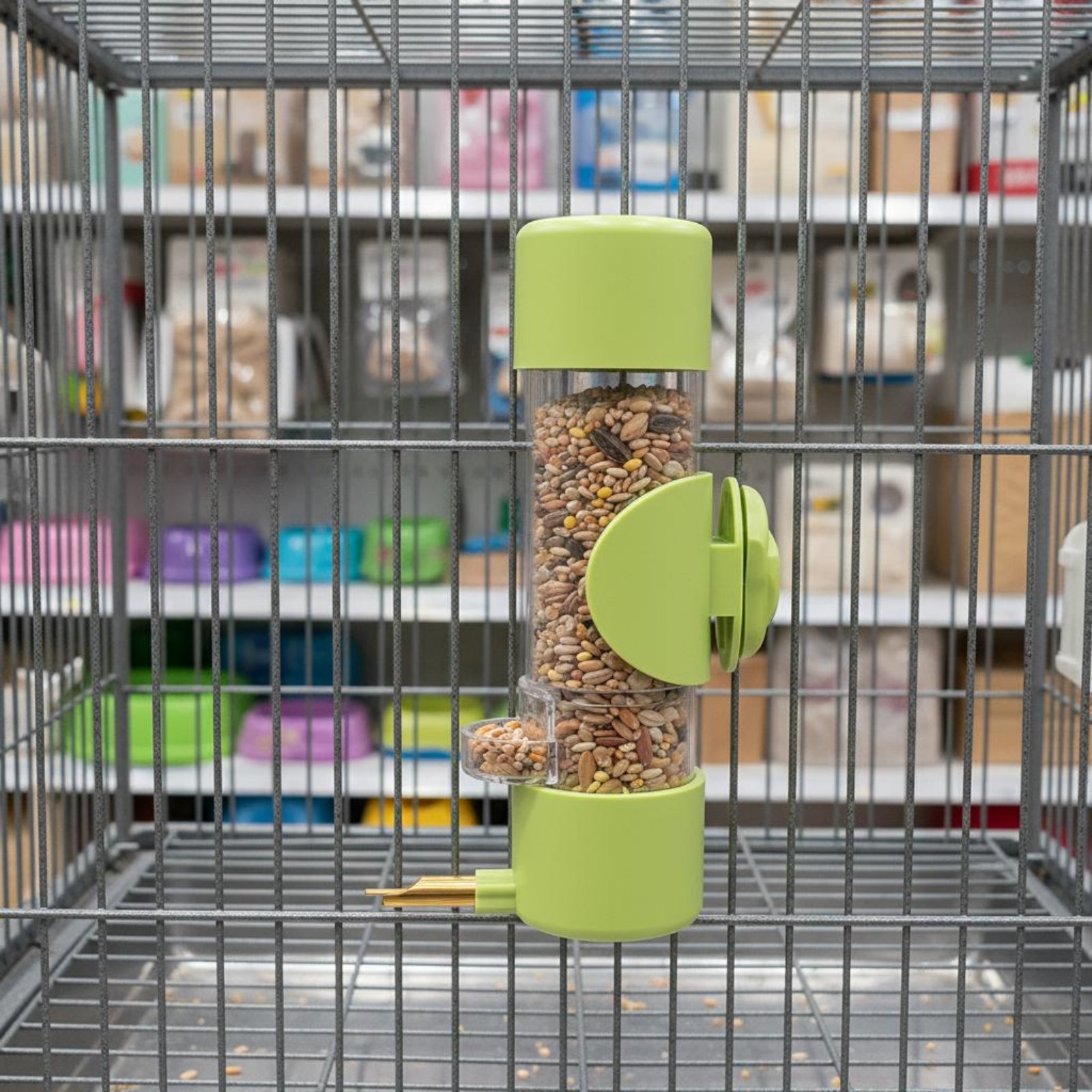 Pet Supplies In - Comedero Separador de Semillas, Resistente a