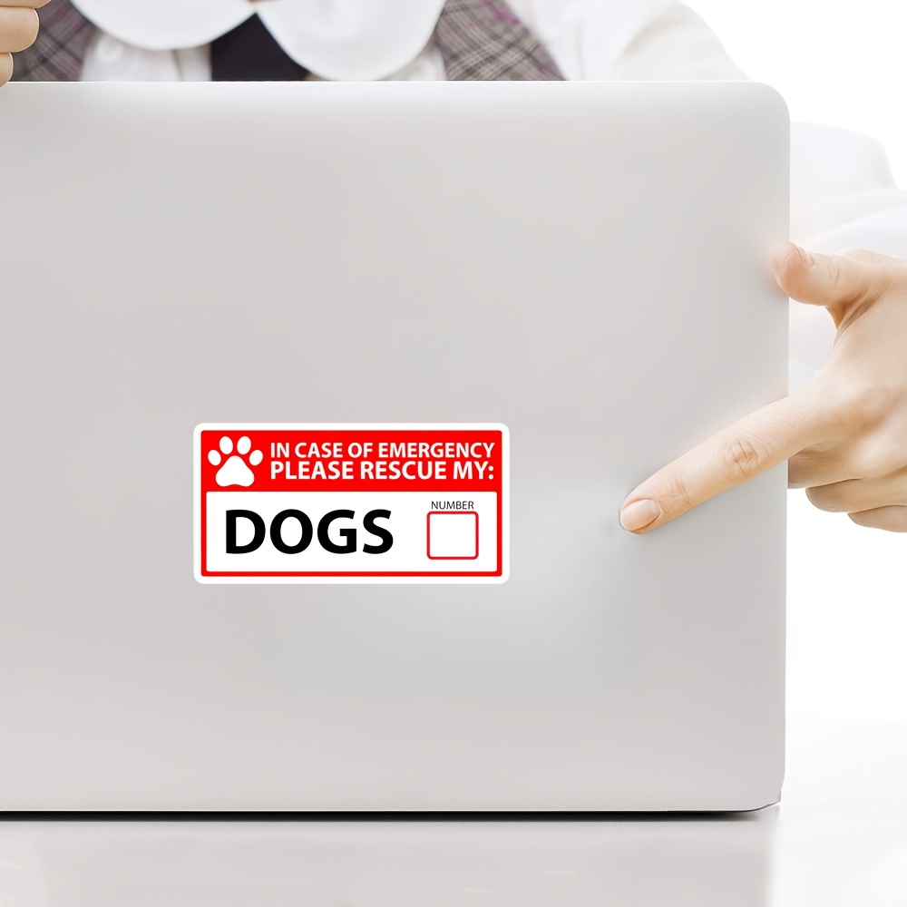 (2 Hojas) Pegatinas de Rescate - Pet Supplies First reseña y precio