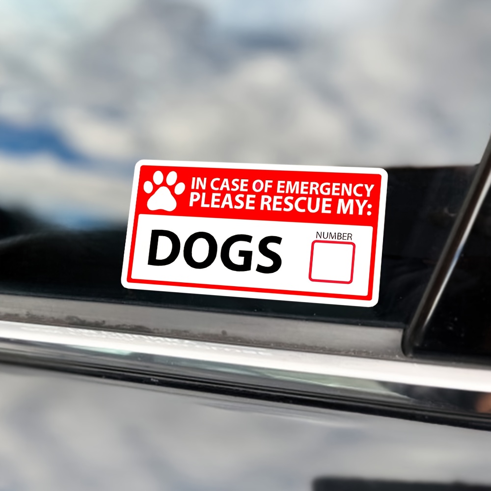(2 Hojas) Pegatinas de Rescate - Pet Supplies First reseña y precio