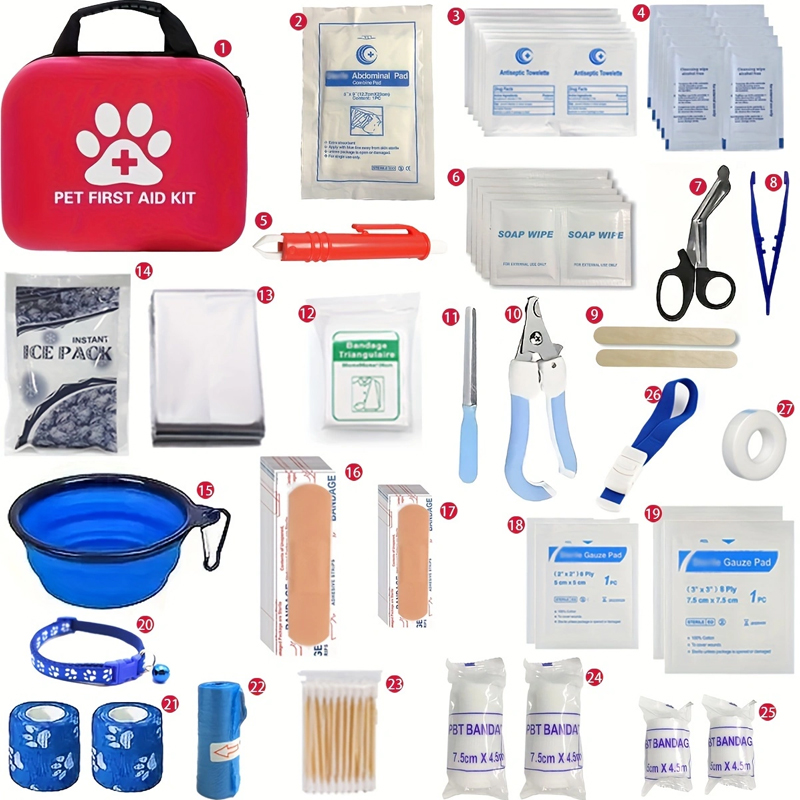 Botiquín de primeros auxilios  - Pet Supplies First reseña y precio